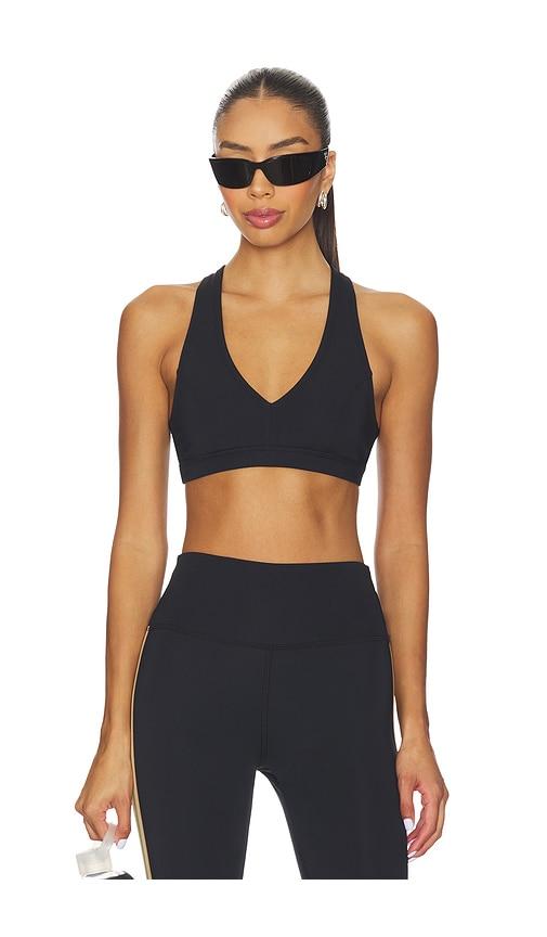 strut-this the x-factor sports bra in black.