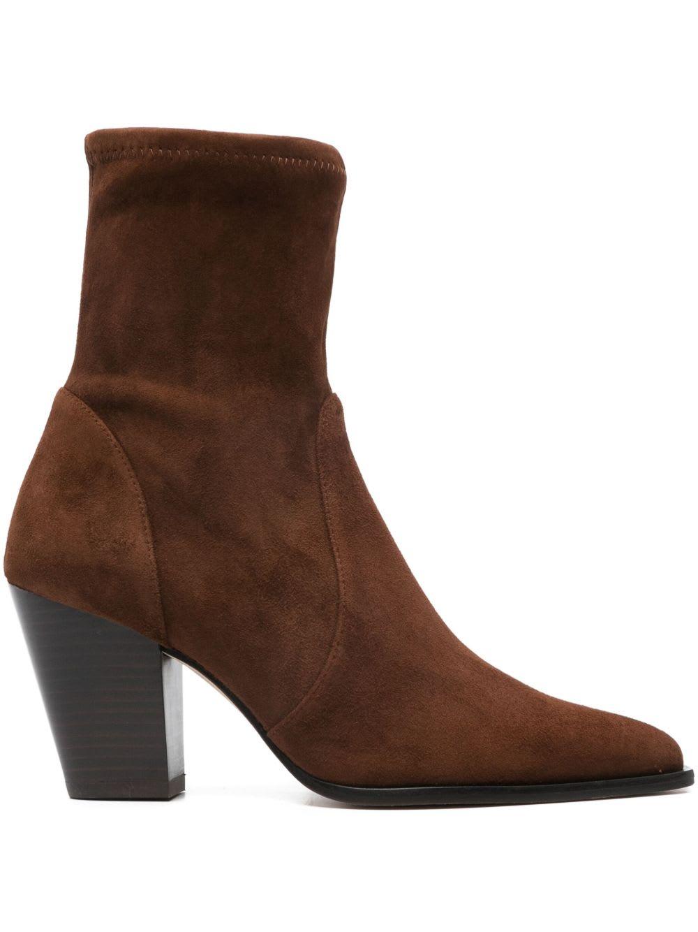 stuart weitzman brown boots