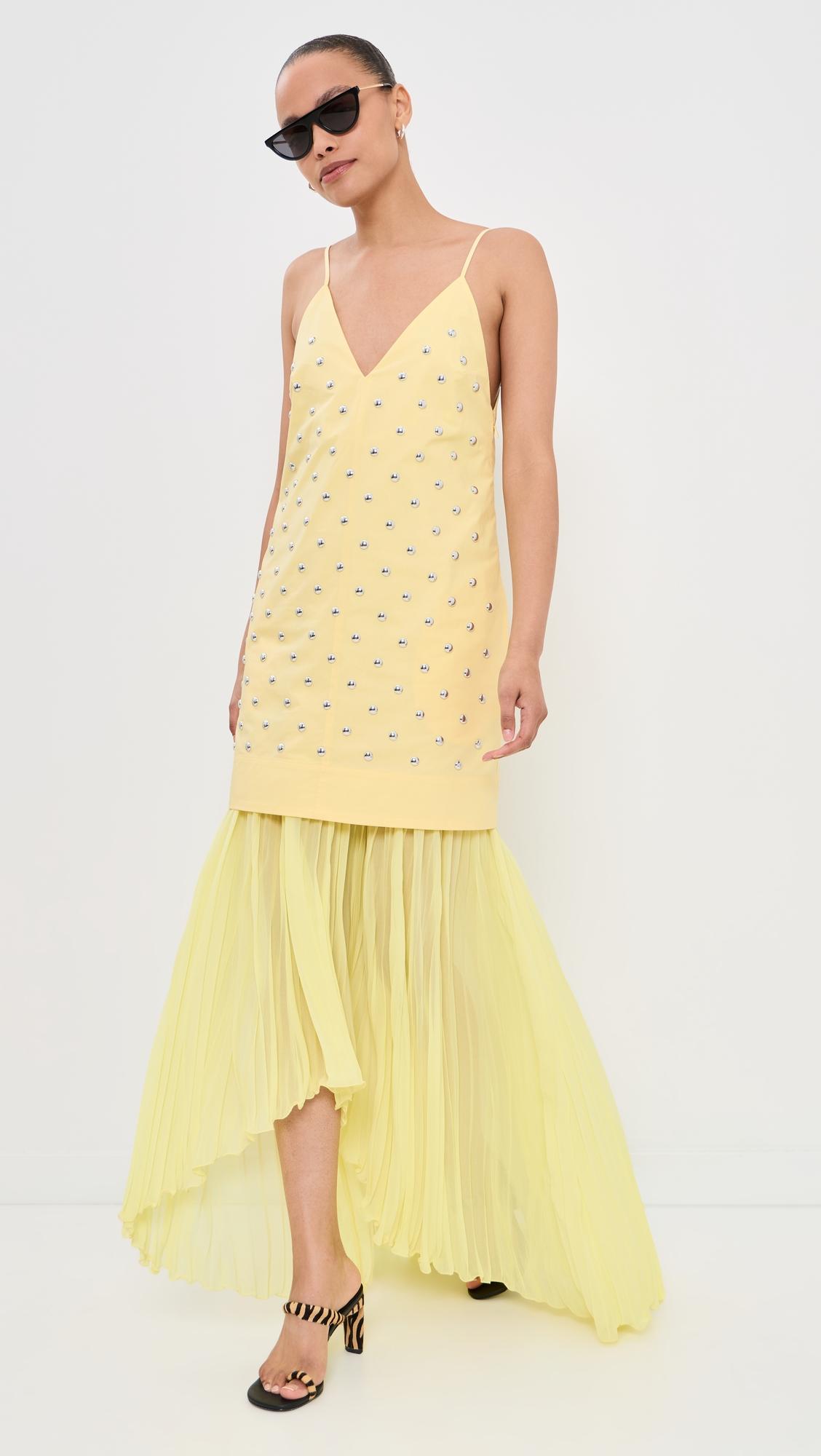 studded maxi dress