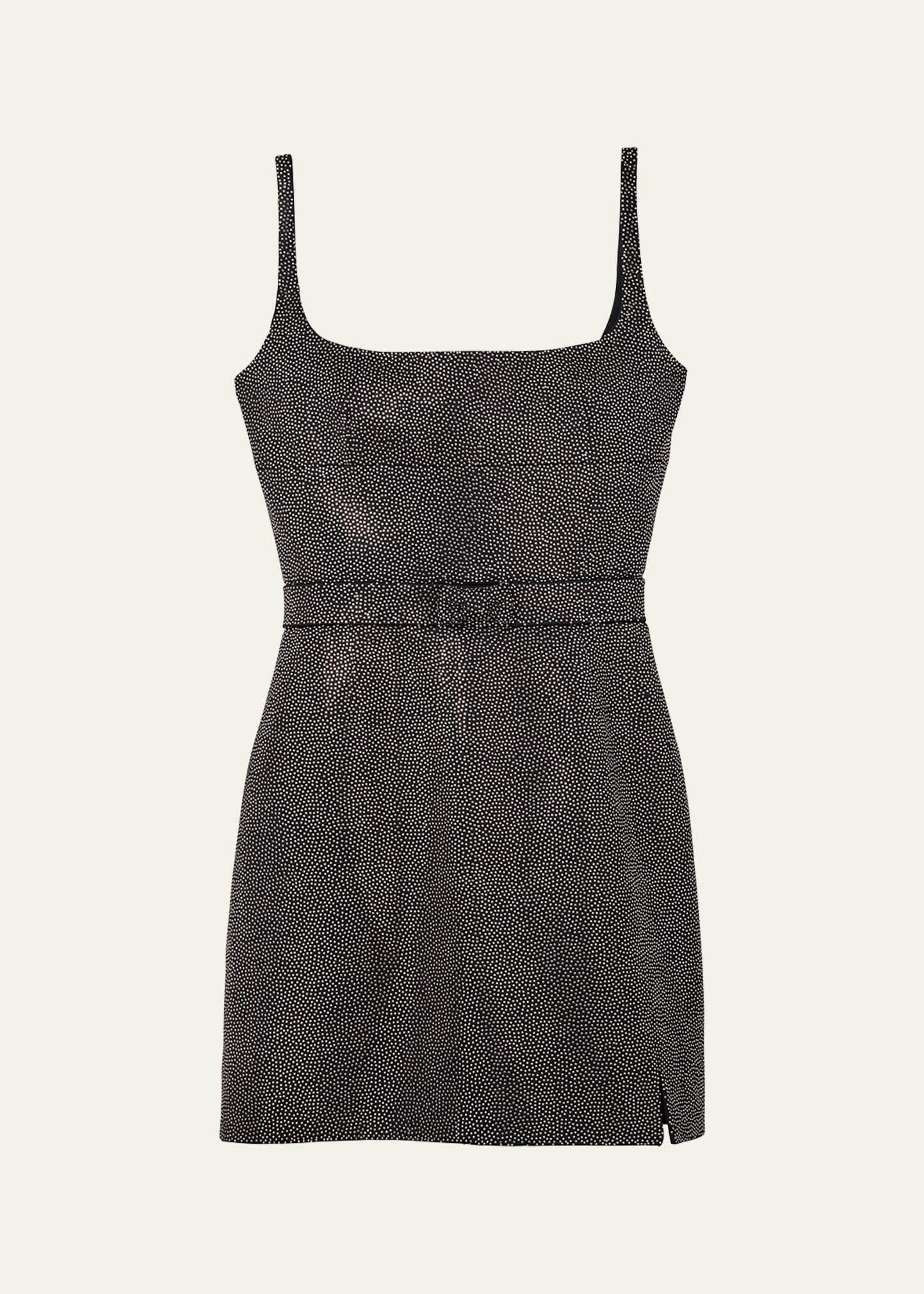 studded sleeveless mini dress