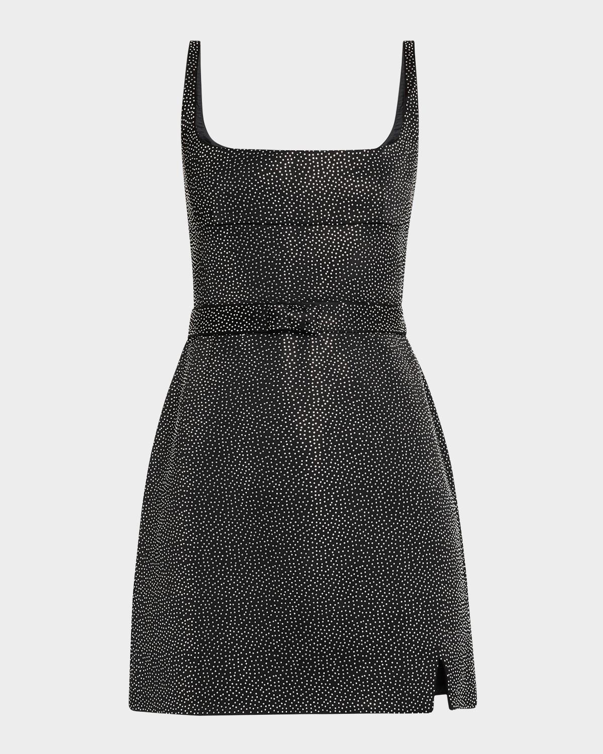 studded sleeveless mini dress
