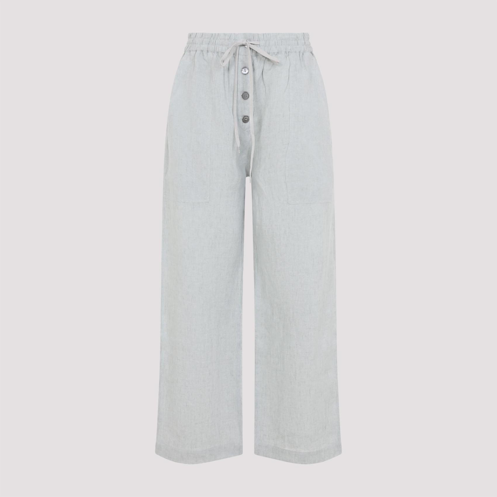 studio nicholson atti pants green linen - women