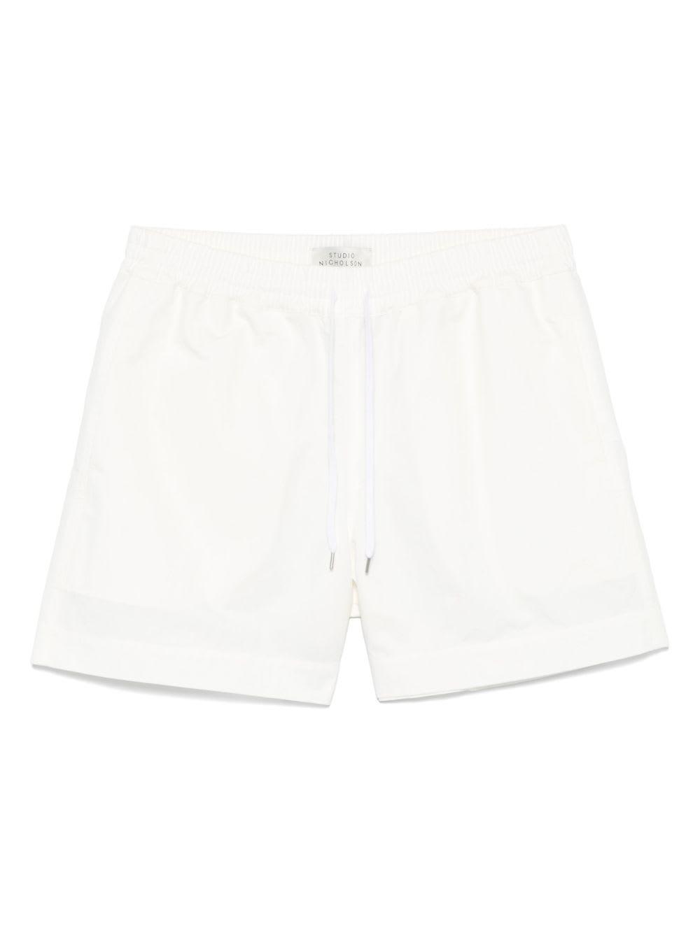 studio nicholson cotton and nylon shorts