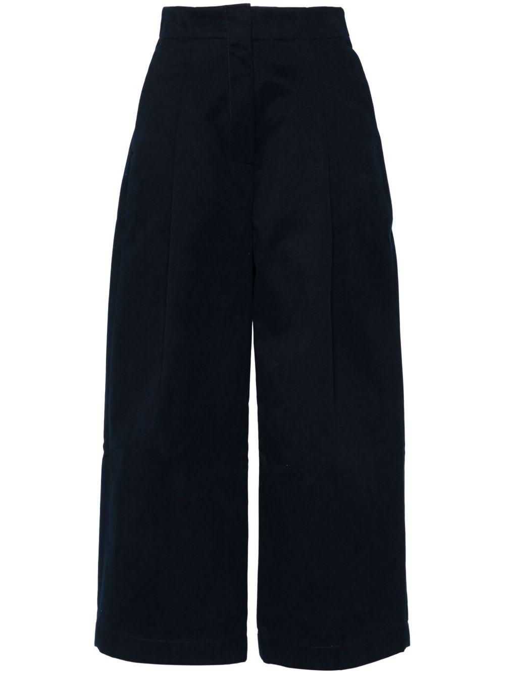 studio nicholson cotton wide-leg trousers