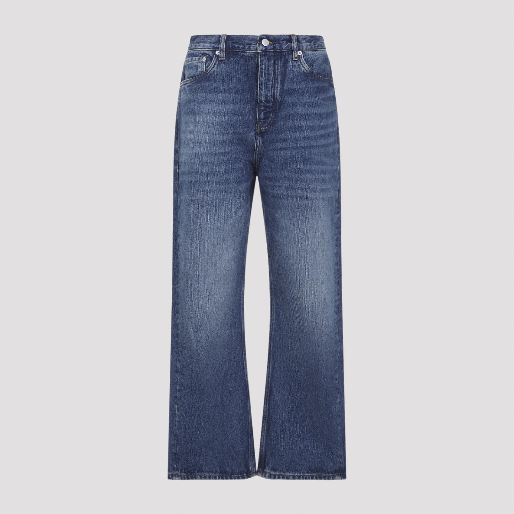 studio nicholson denjo jeans blue cotton - women