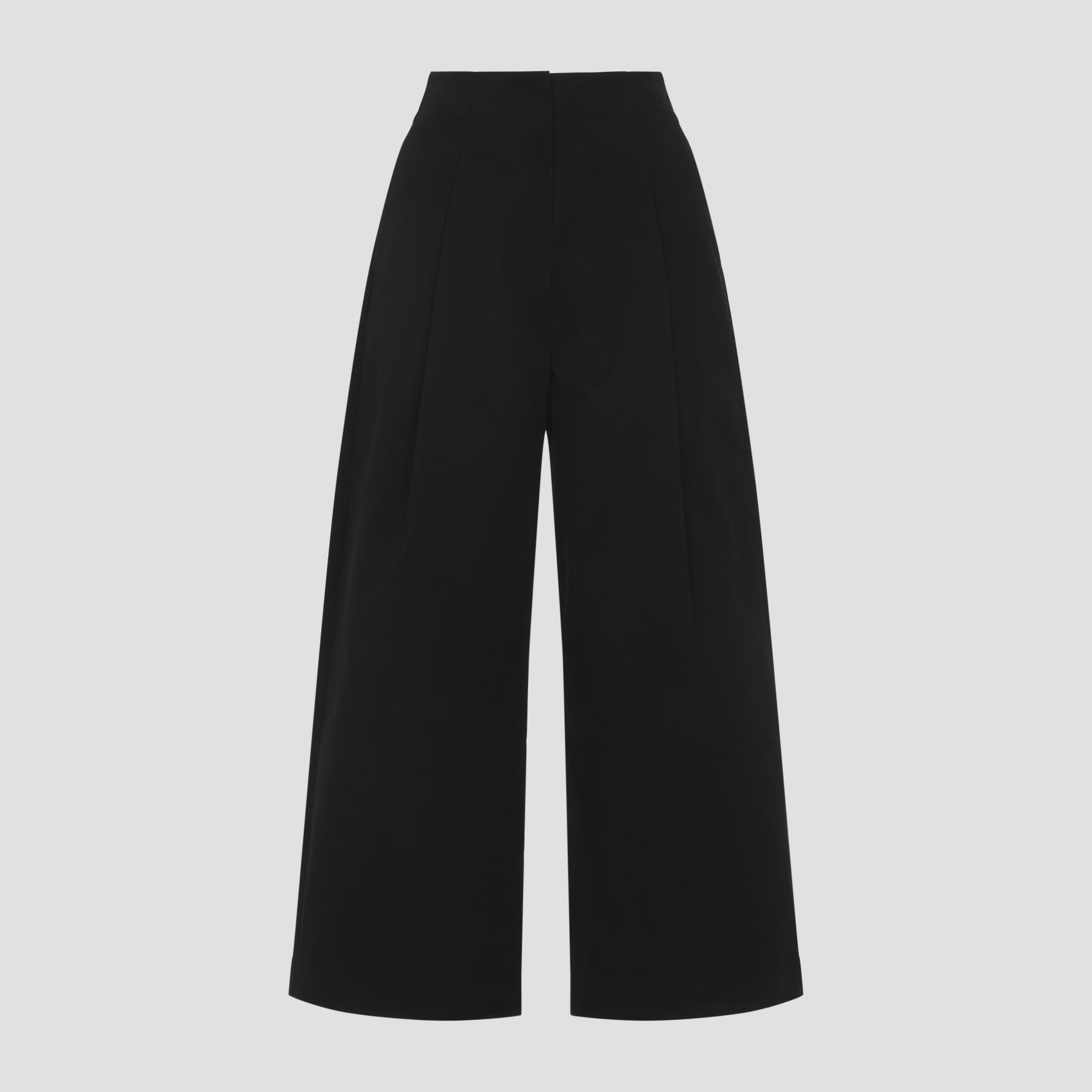 studio nicholson dordoni volume pants black cotton - women
