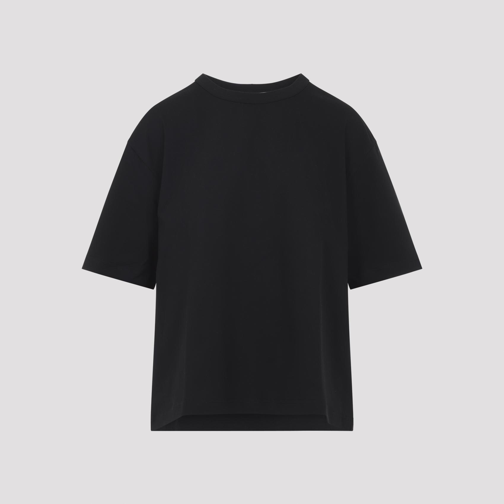studio nicholson lee t-shirt black cotton tshirt - women