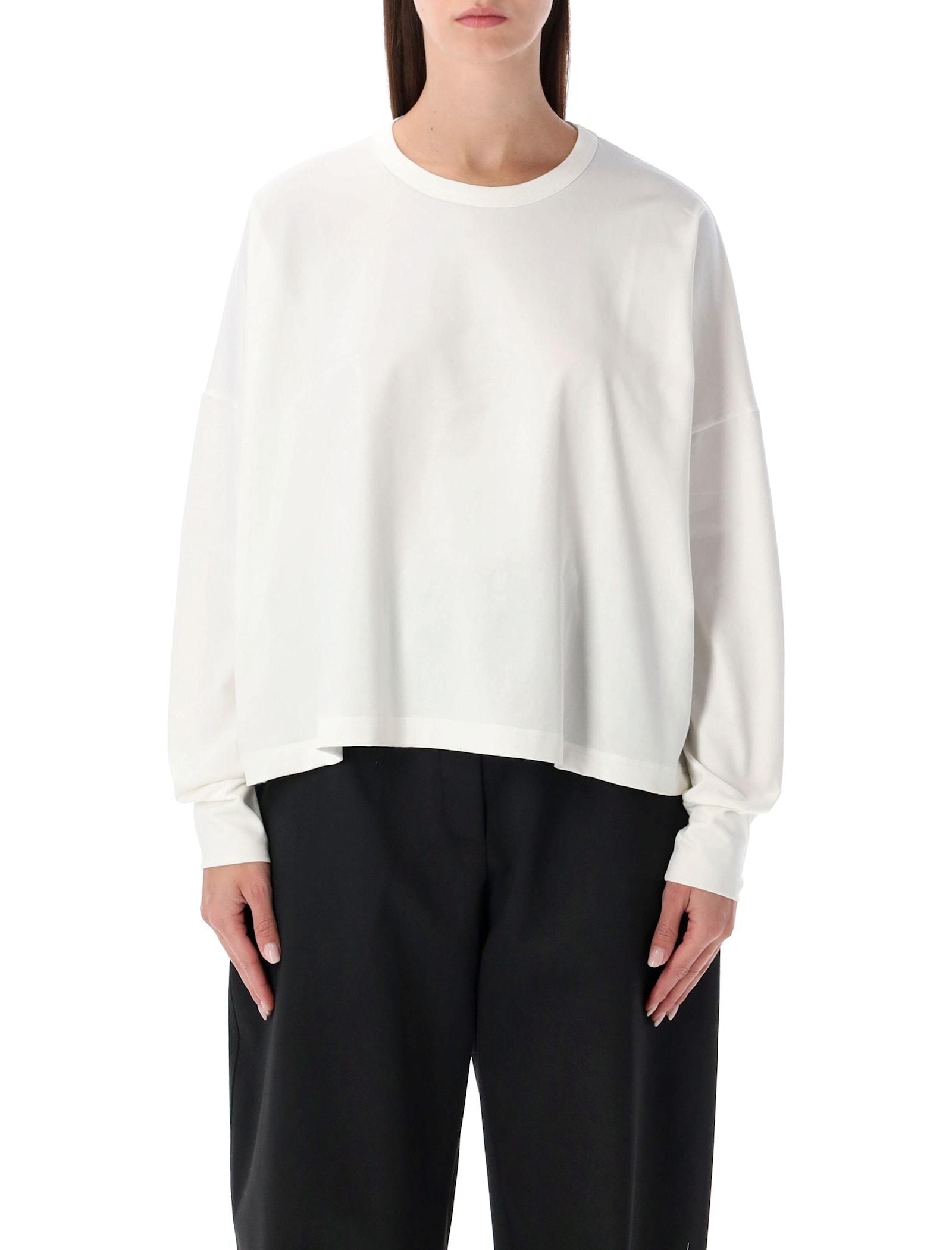 studio nicholson loop cotton jersey long sleeve t-shirt