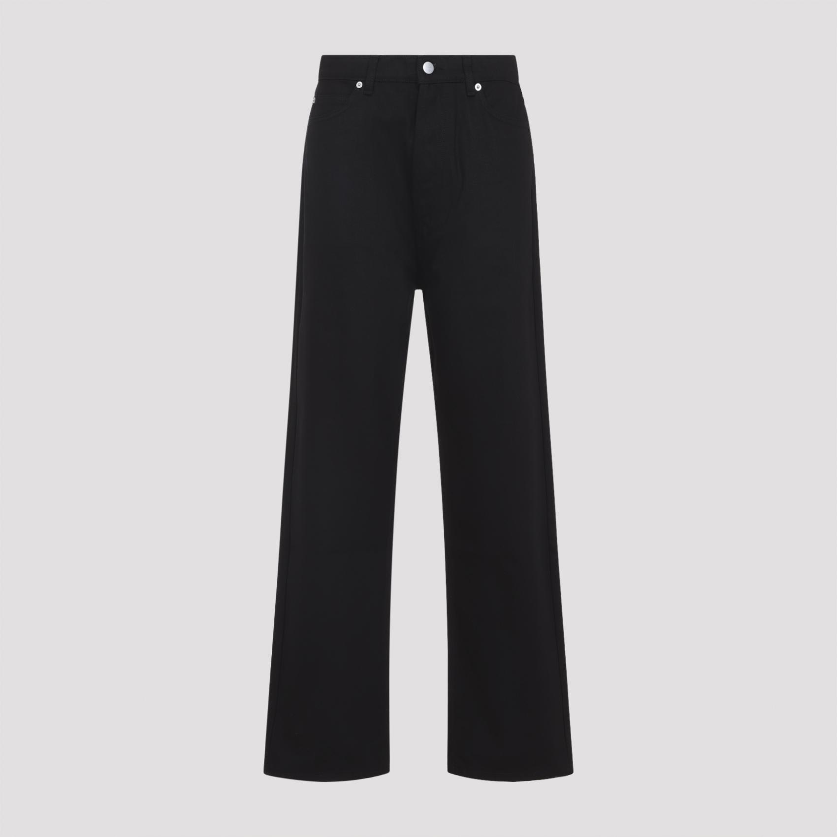 studio nicholson marylebone exclusive jeans black cotton polyester - women