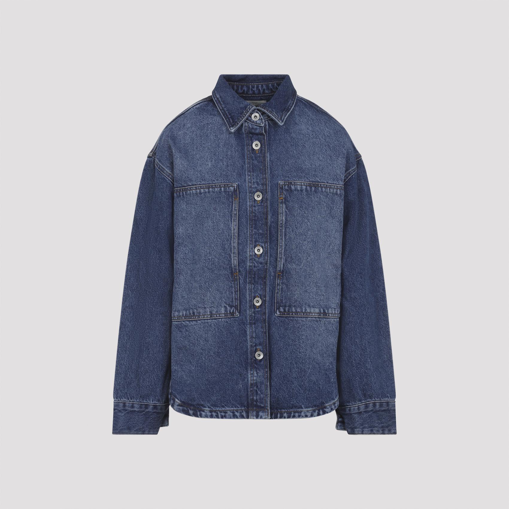 studio nicholson paso shirt blue cotton - women
