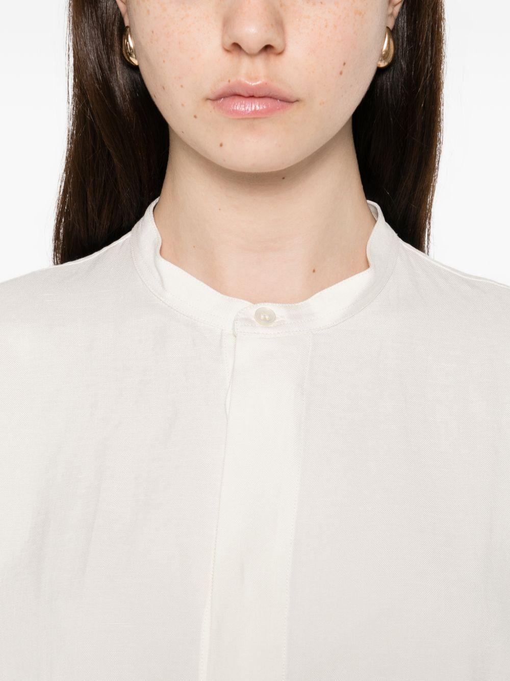 studio nicholson pre shirts white viscose linen/flax - women