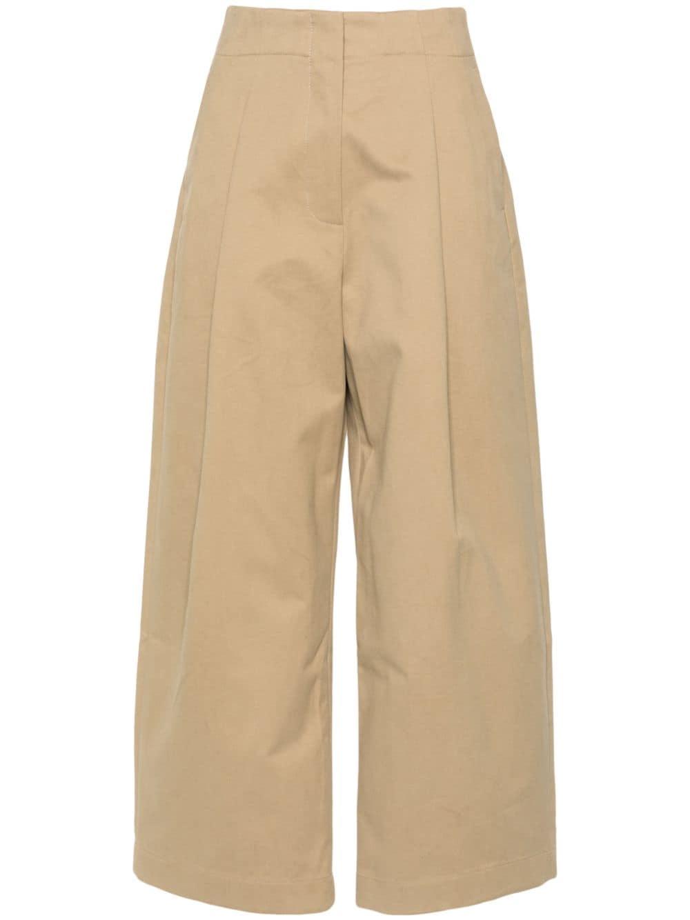 studio nicholson trousers beige cotton - women