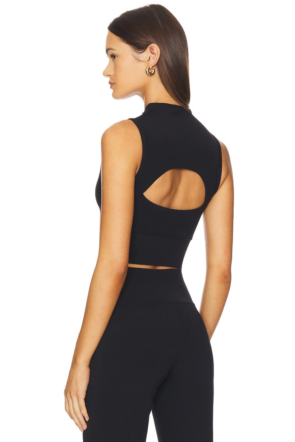 studio open back sports bra