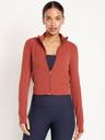 studiosmooth crop full zip