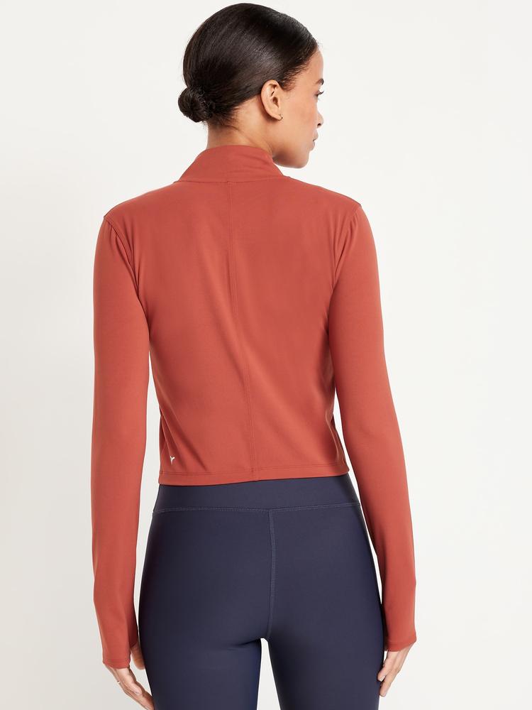studiosmooth crop full zip