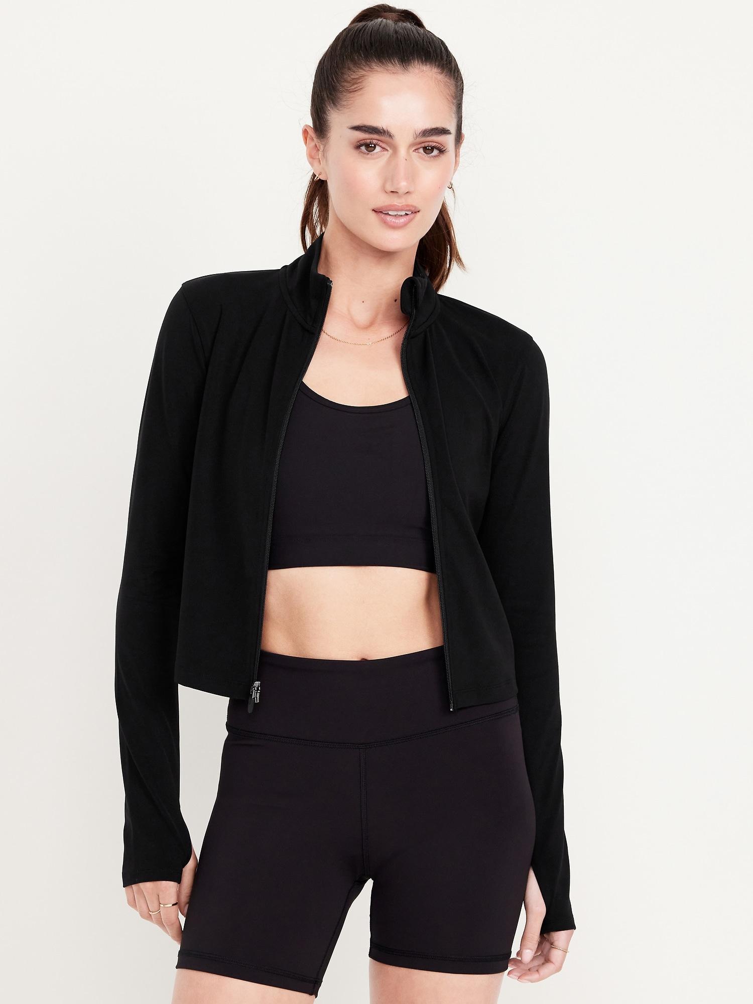 studiosmooth crop full zip