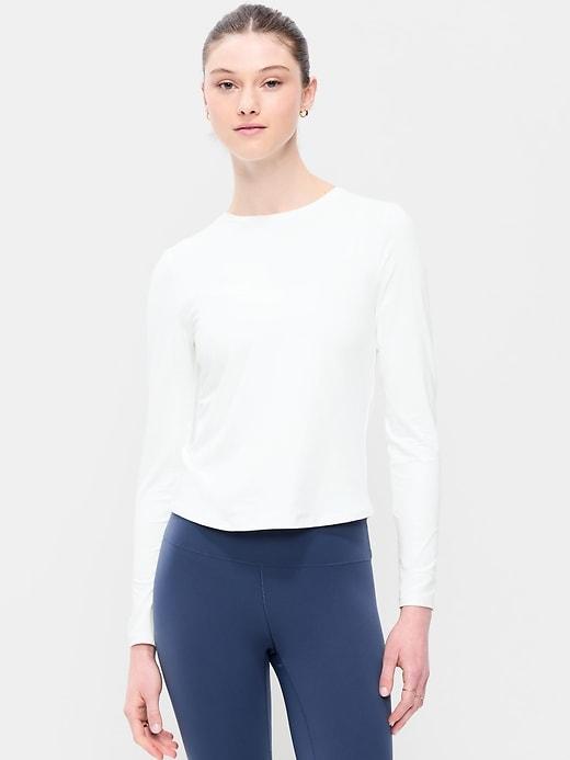 studiosmooth long-sleeve base layer top