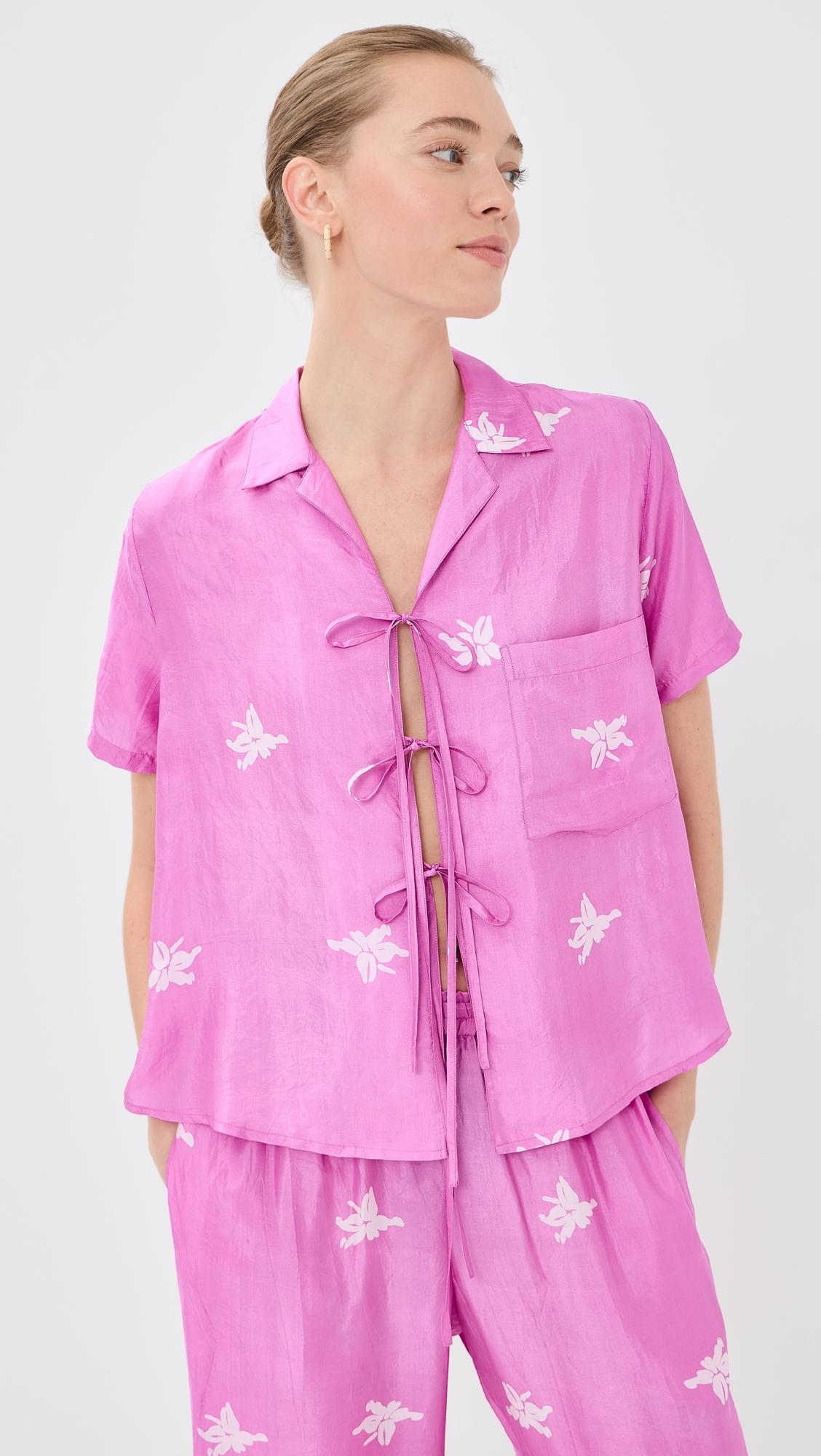 styla pink jasmine shirt