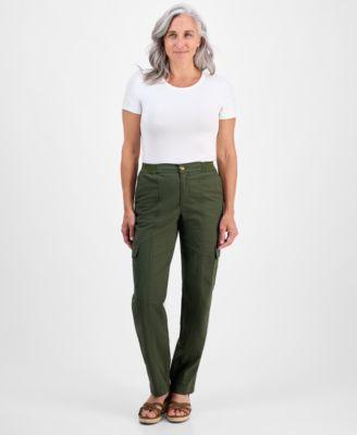 style co womens comfort waist utility cargo pants 2p 18 macys exclusive