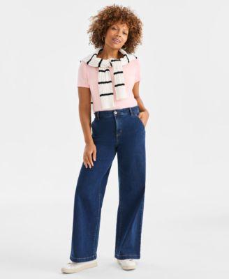style co womens high rise wide leg jeans 2 28w created for macys