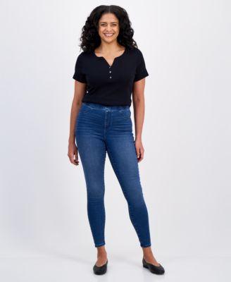 style co womens mid rise pull on jeggings created for macys pp xxl