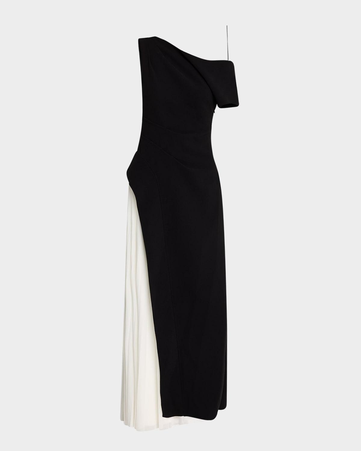 sudden asymmetric midi dress