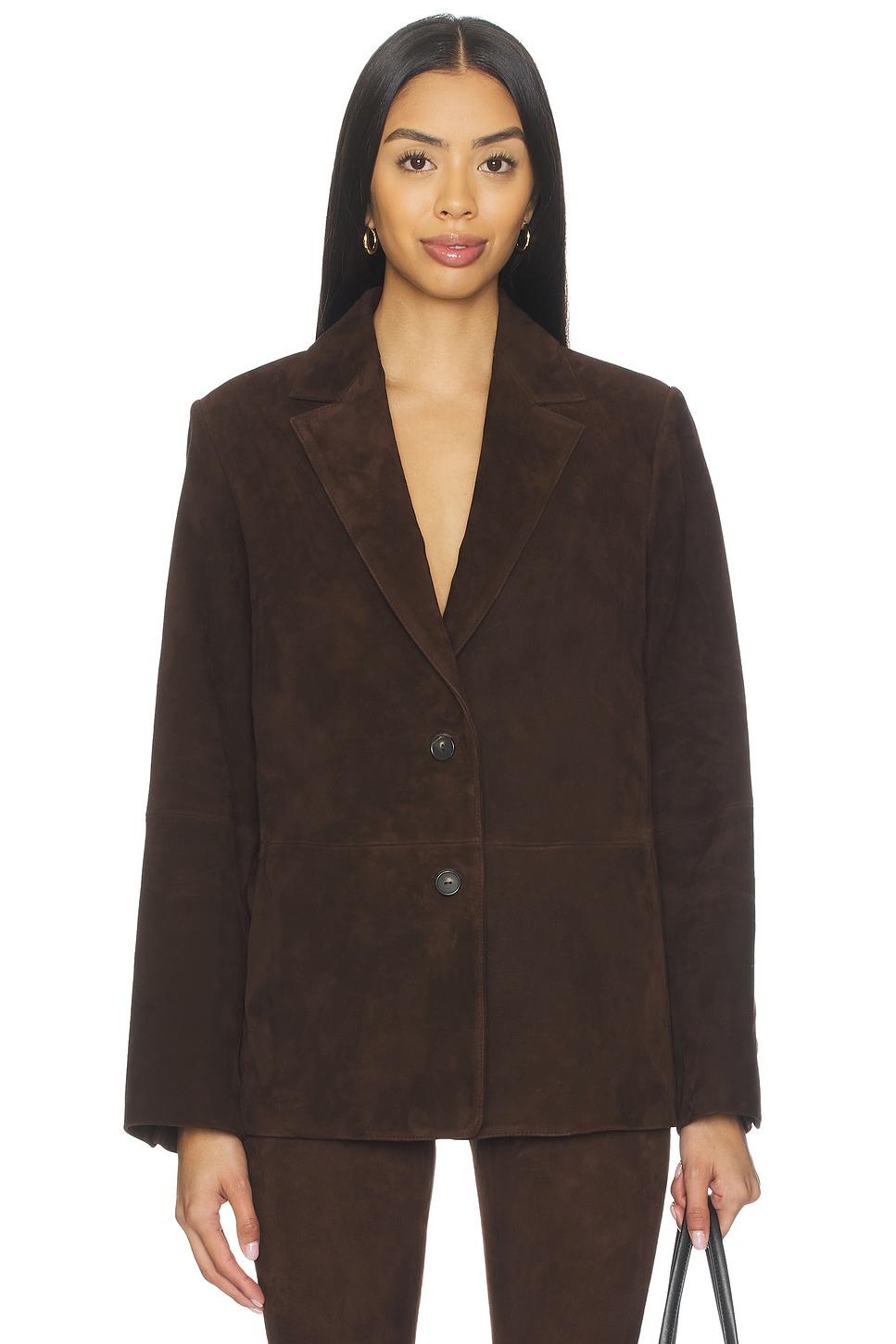 suede blazer