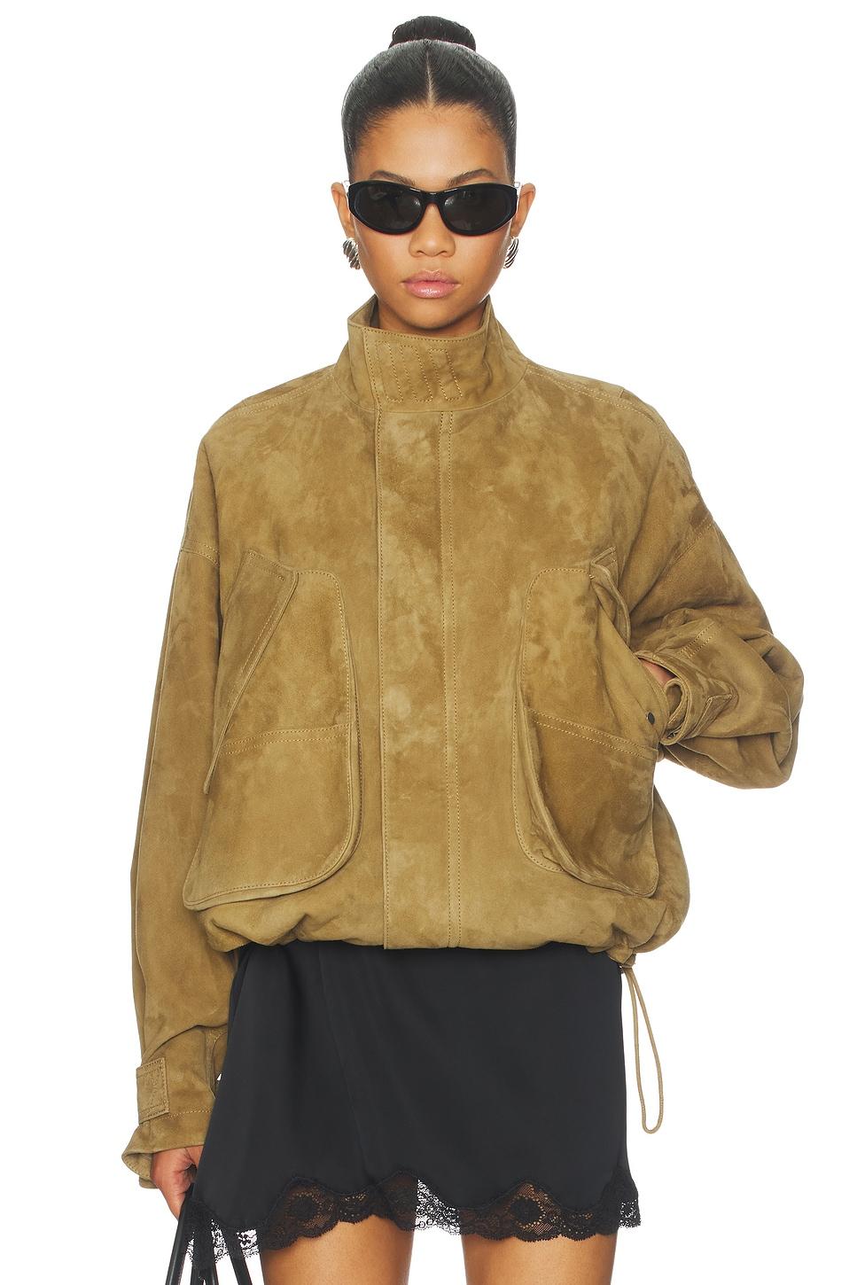 suede bomber jacket