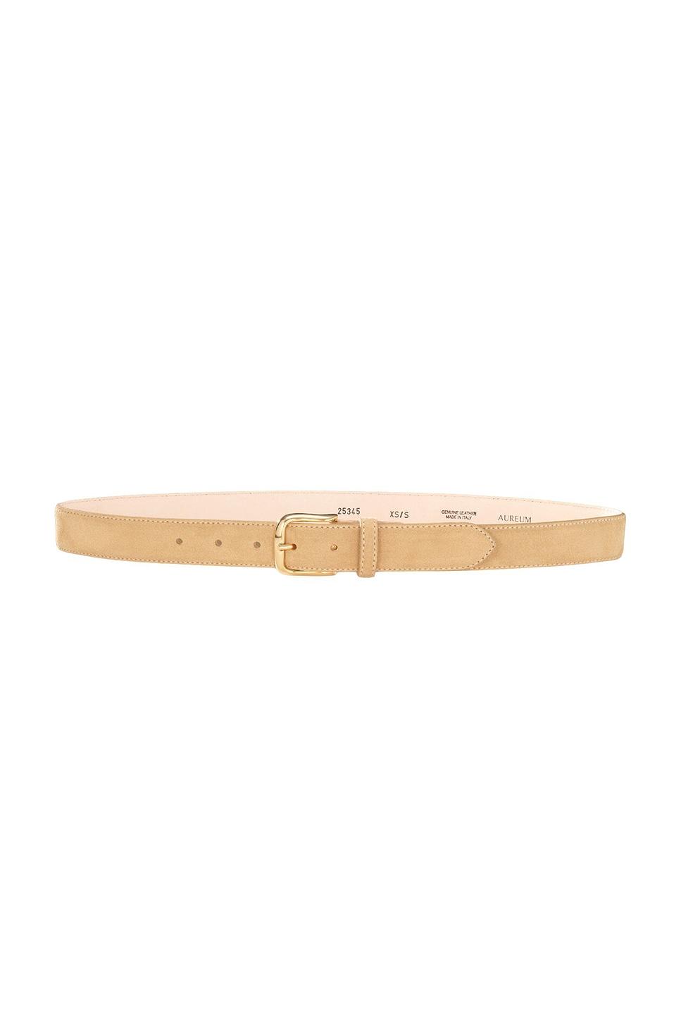 suede buckle belt