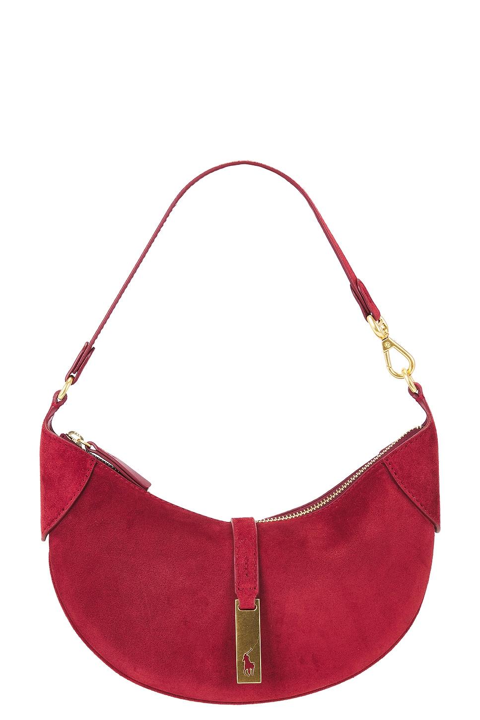 suede shoulder bag small