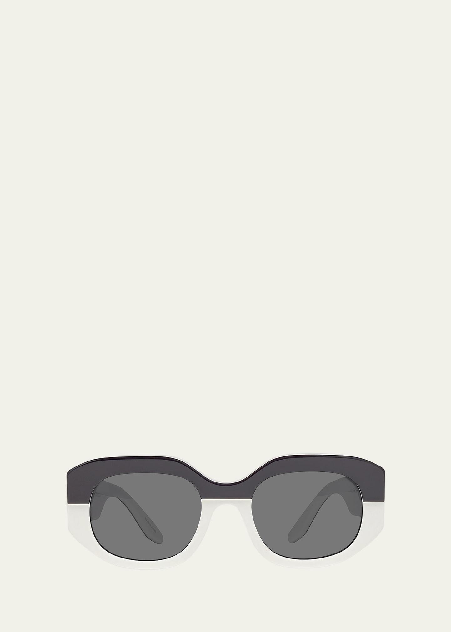 sueno acetate rectangle sunglasses