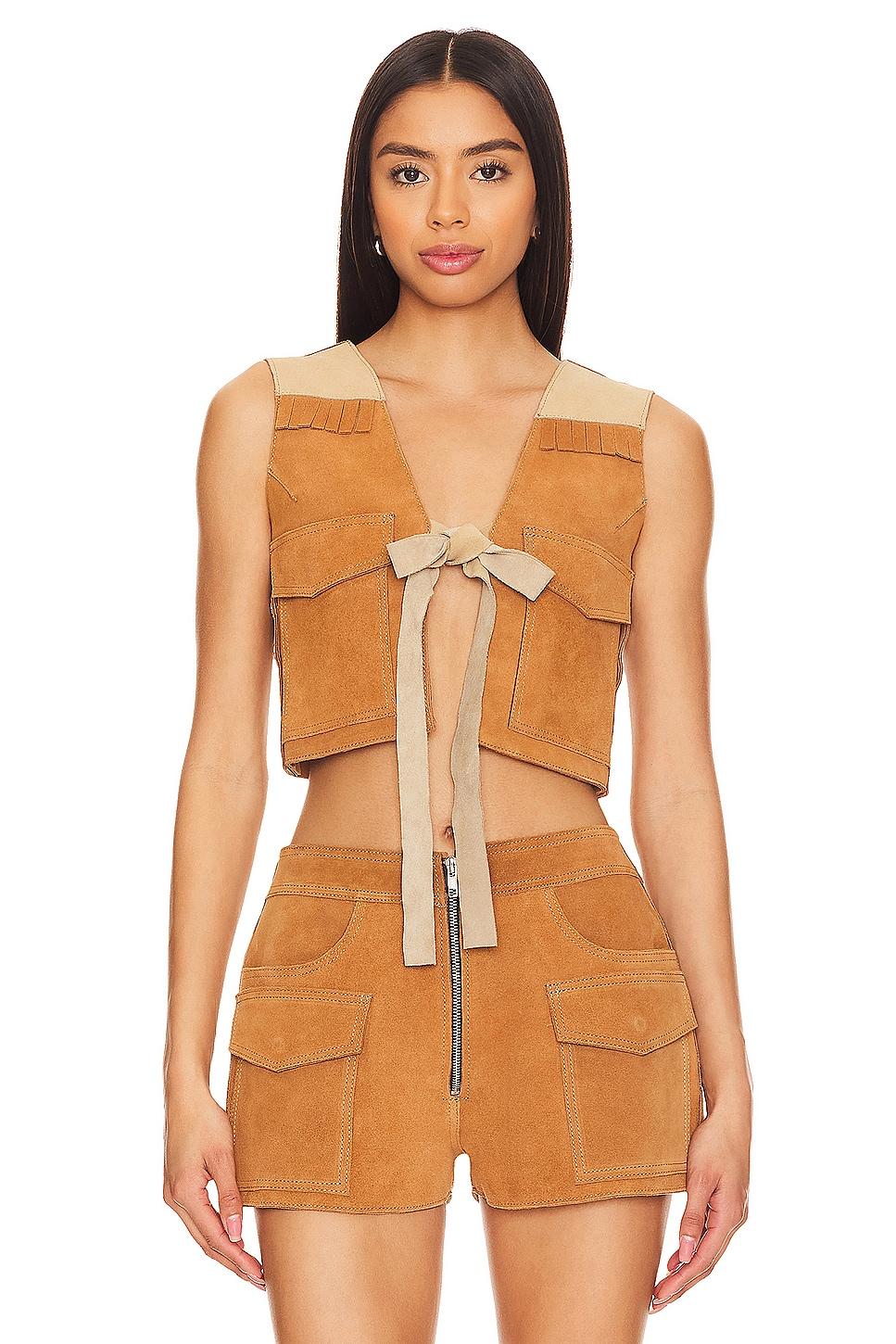 sugar suede vest