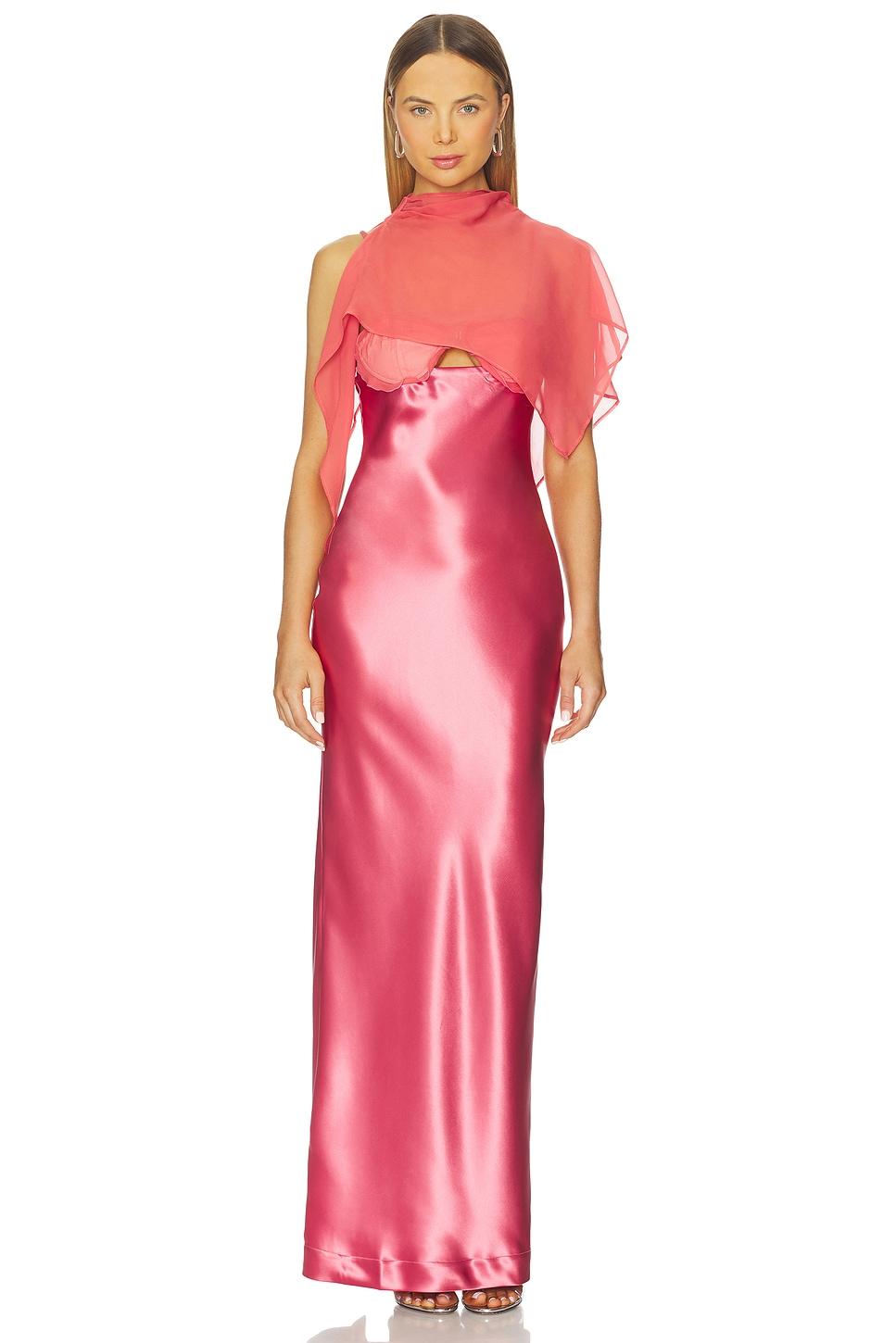 suki dress with cape