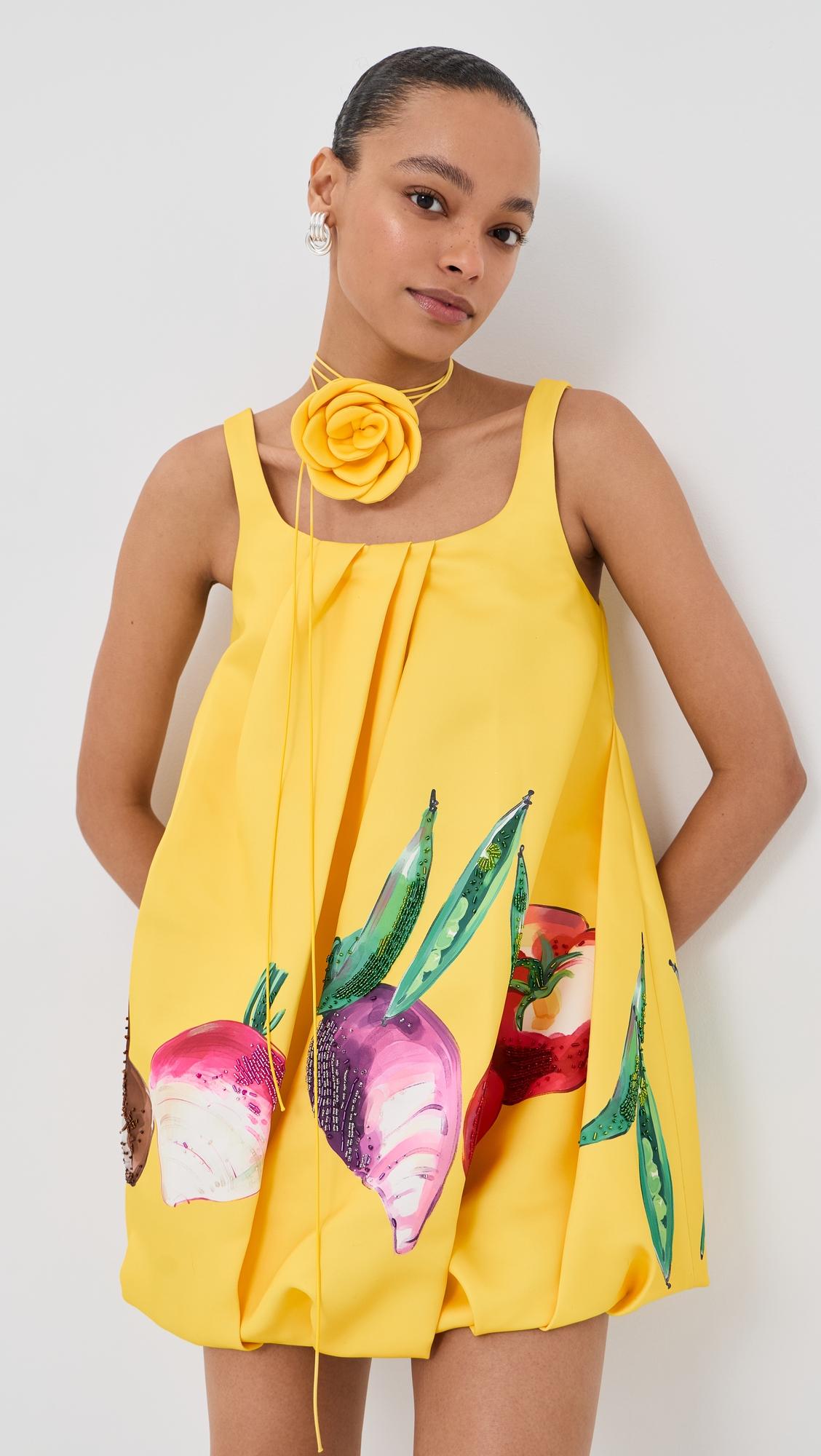 suki puff mini dress