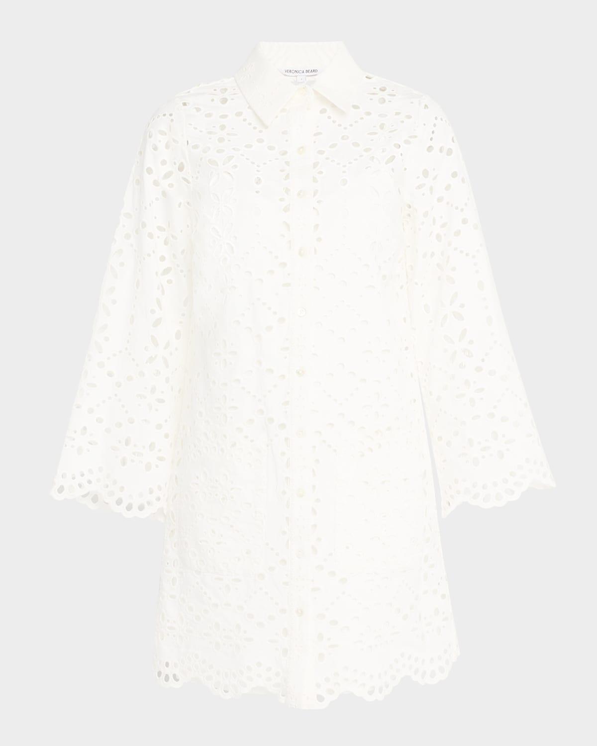 sumatra eyelet shirtdress