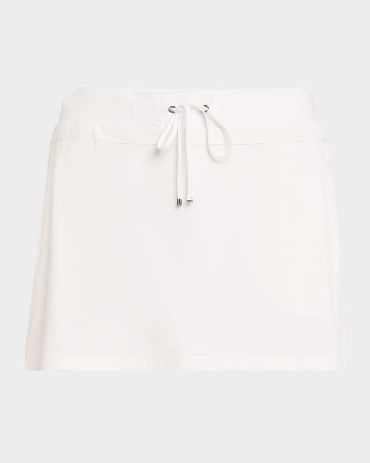 summer drawstring skort