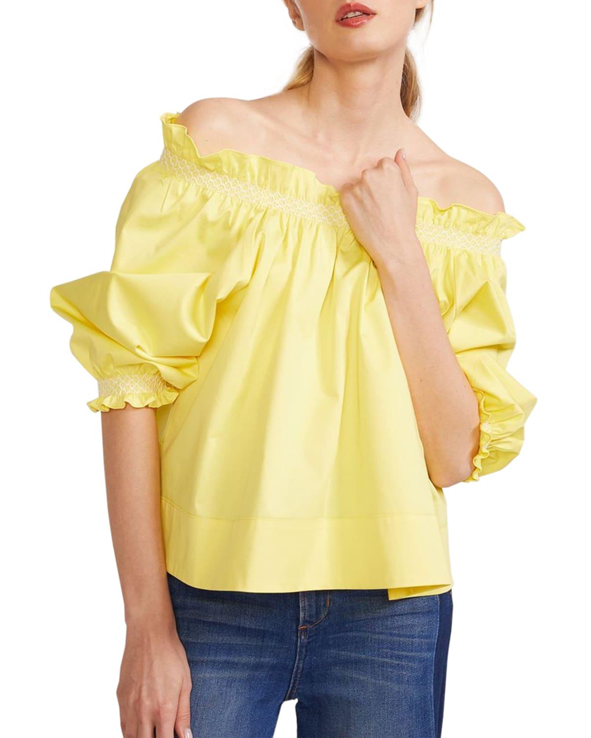 summer off-the-shoulder top
