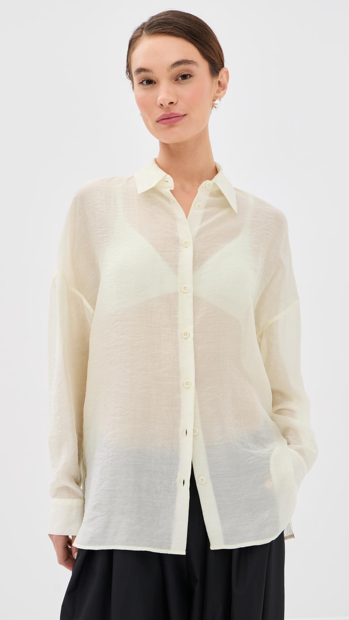 summer voile oversized shirt