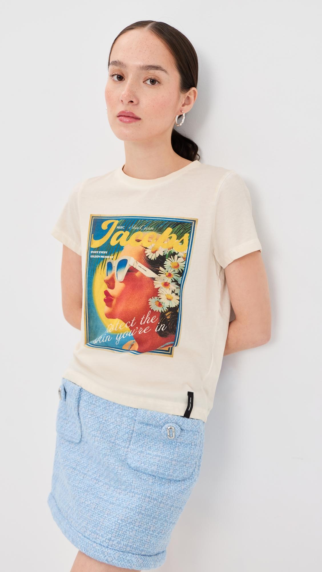 sun poster femme tee