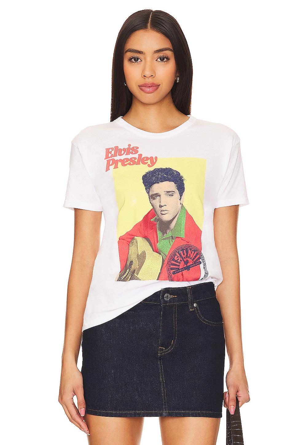 sun records x elvis us tour 1954 ringer tee