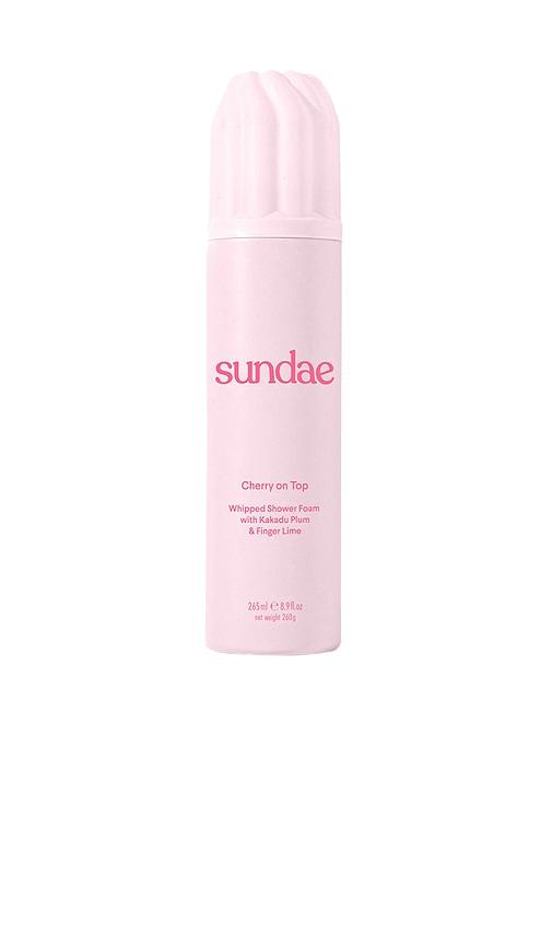 sundae body cherry on top whipped shower foam in cherry on top.