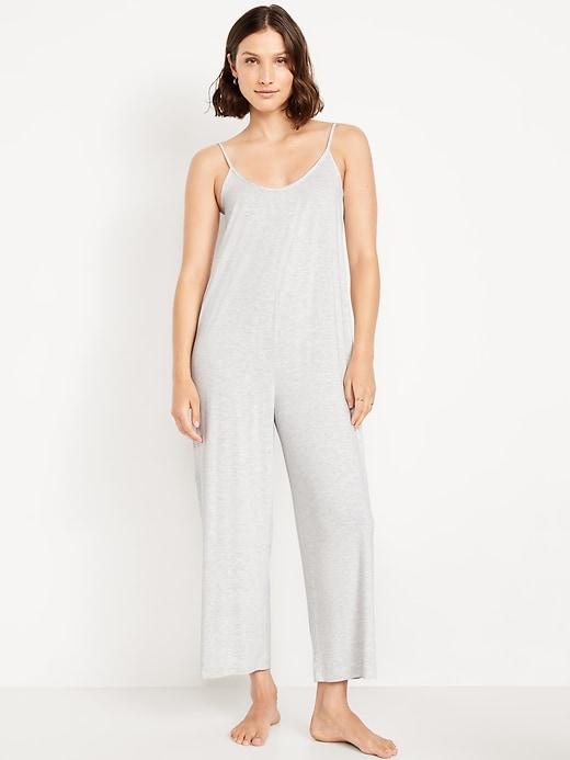sunday sleep knit jersey jumpsuit