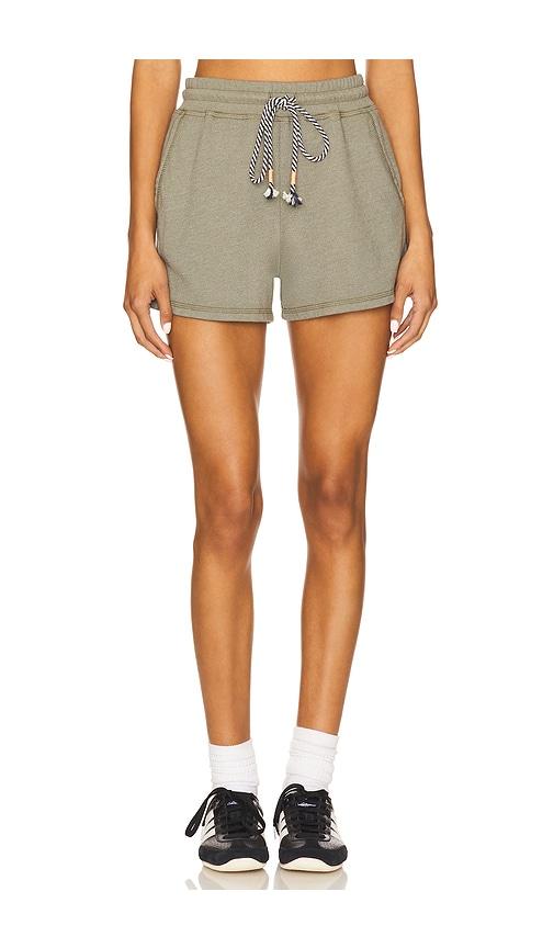 sundry lounge short in olive.
