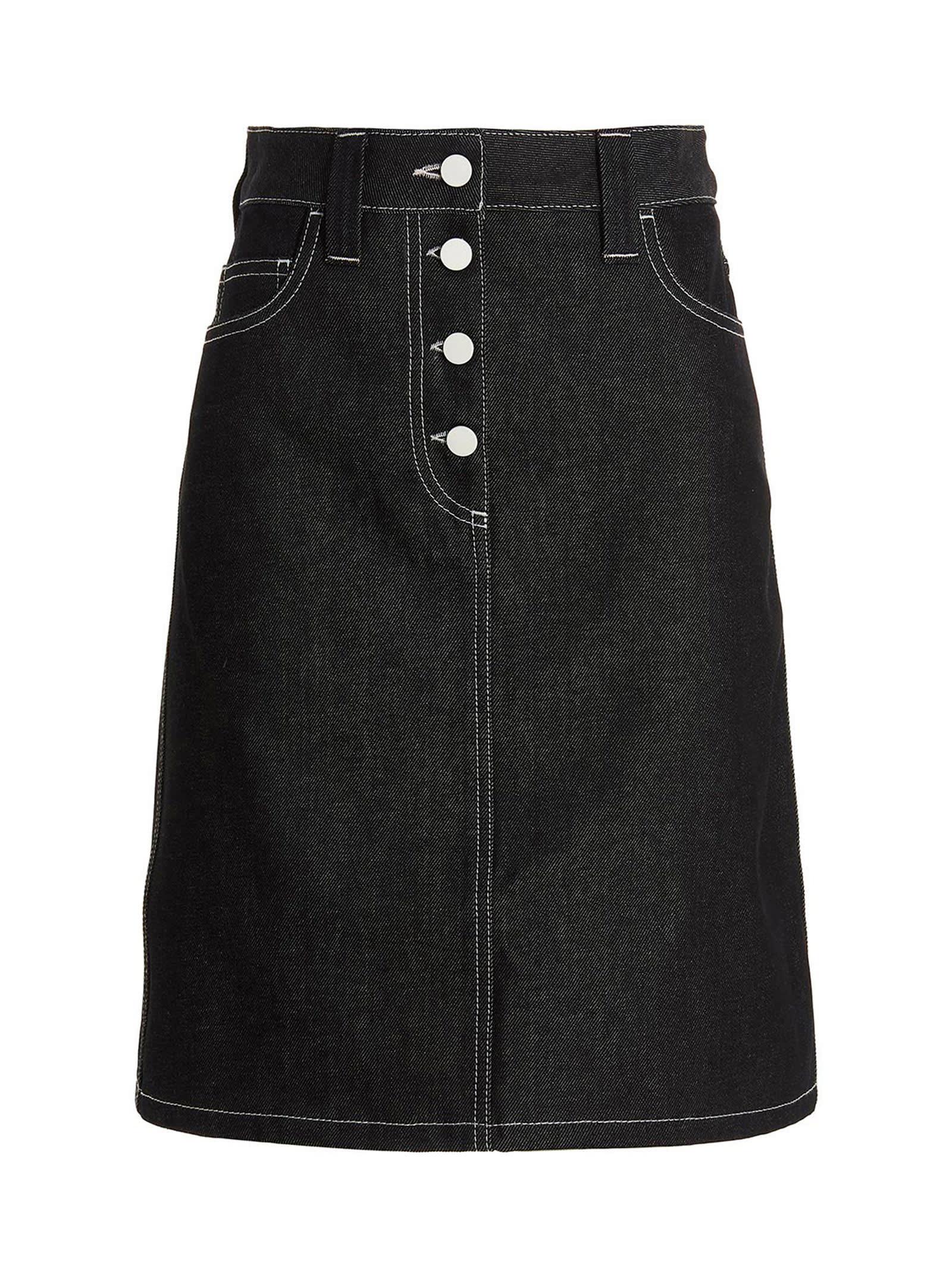 sunnei denim skirt