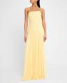 sunniva strapless drop-waist dress