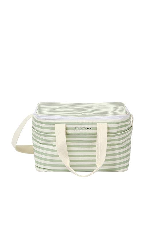 sunnylife light cooler bag in sage.