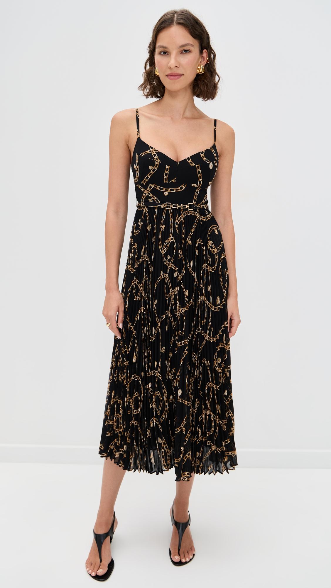 sunray pleated picnic dress