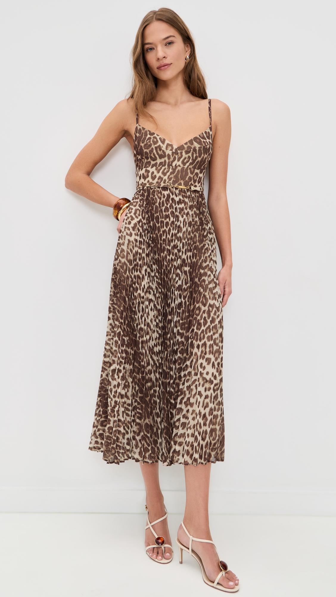 sunray pleated picnic dress