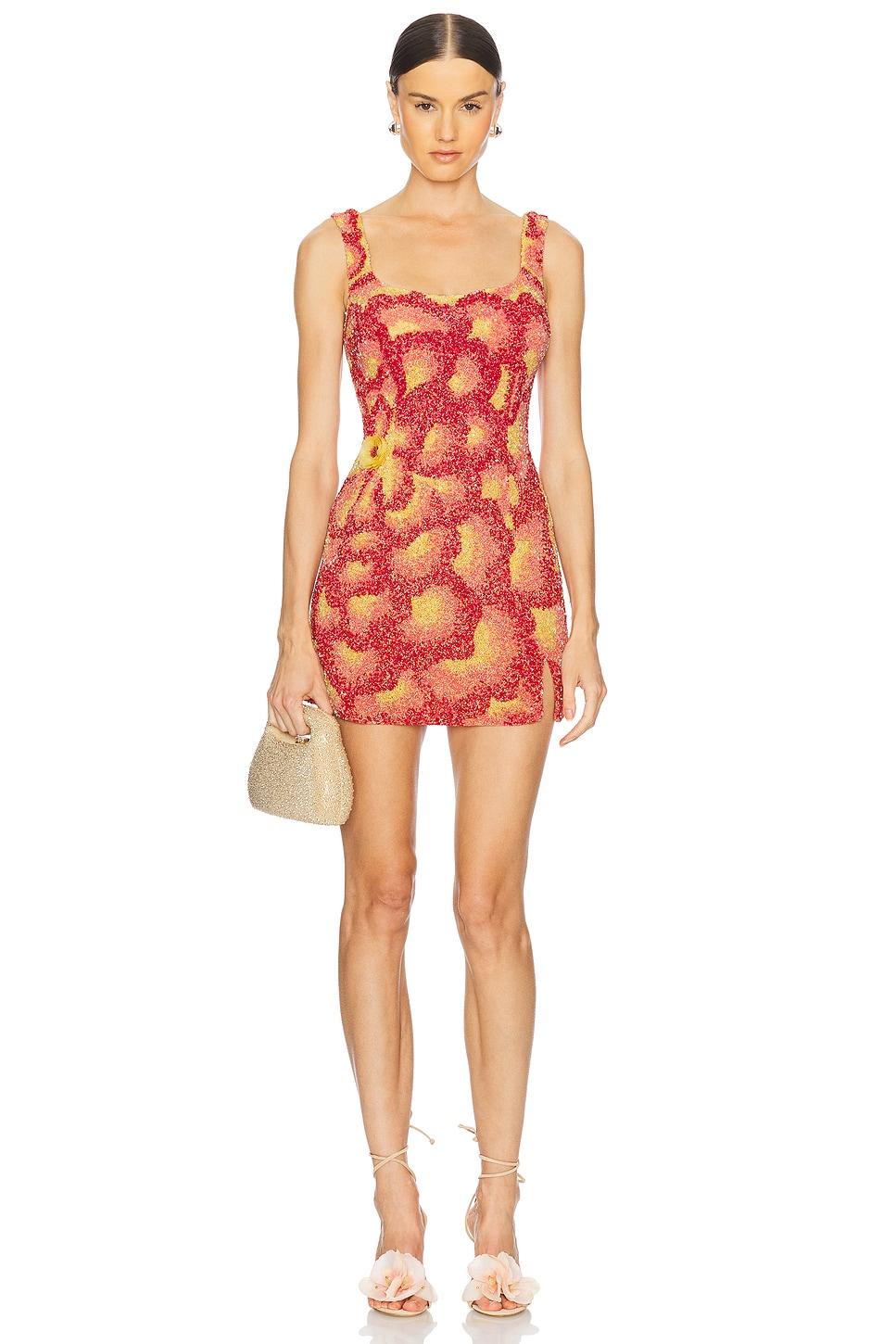 sunset rose dress