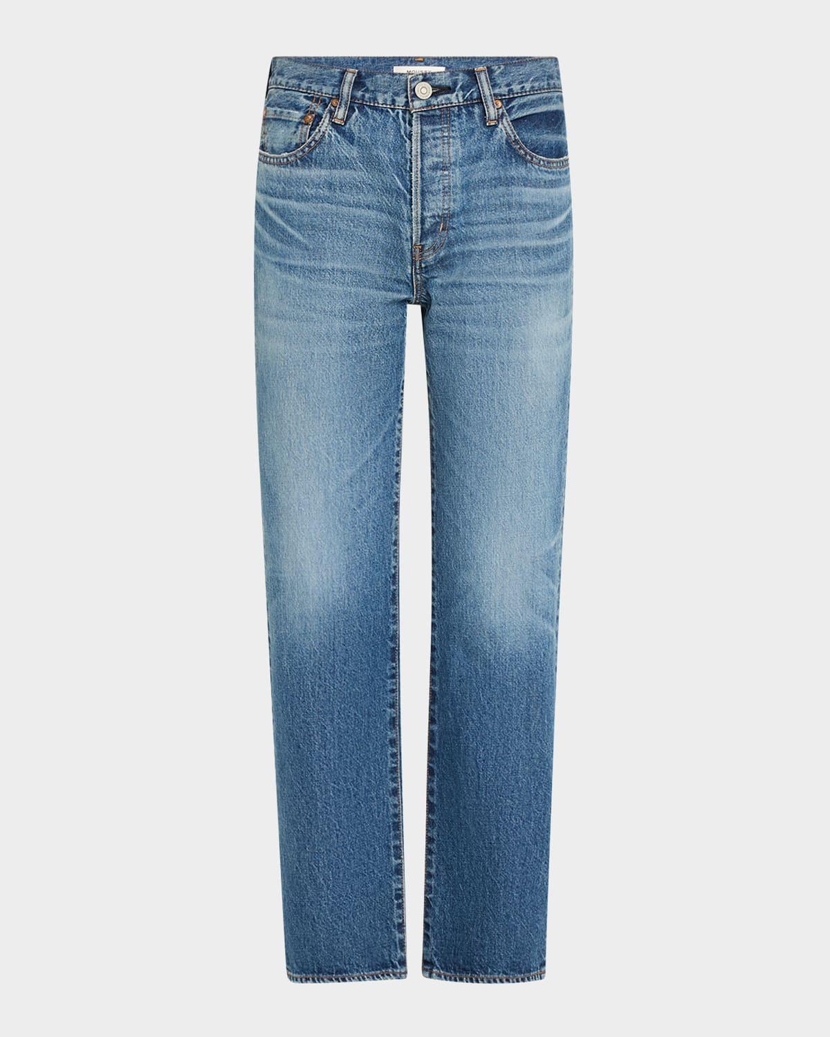 sunset straight ankle jeans